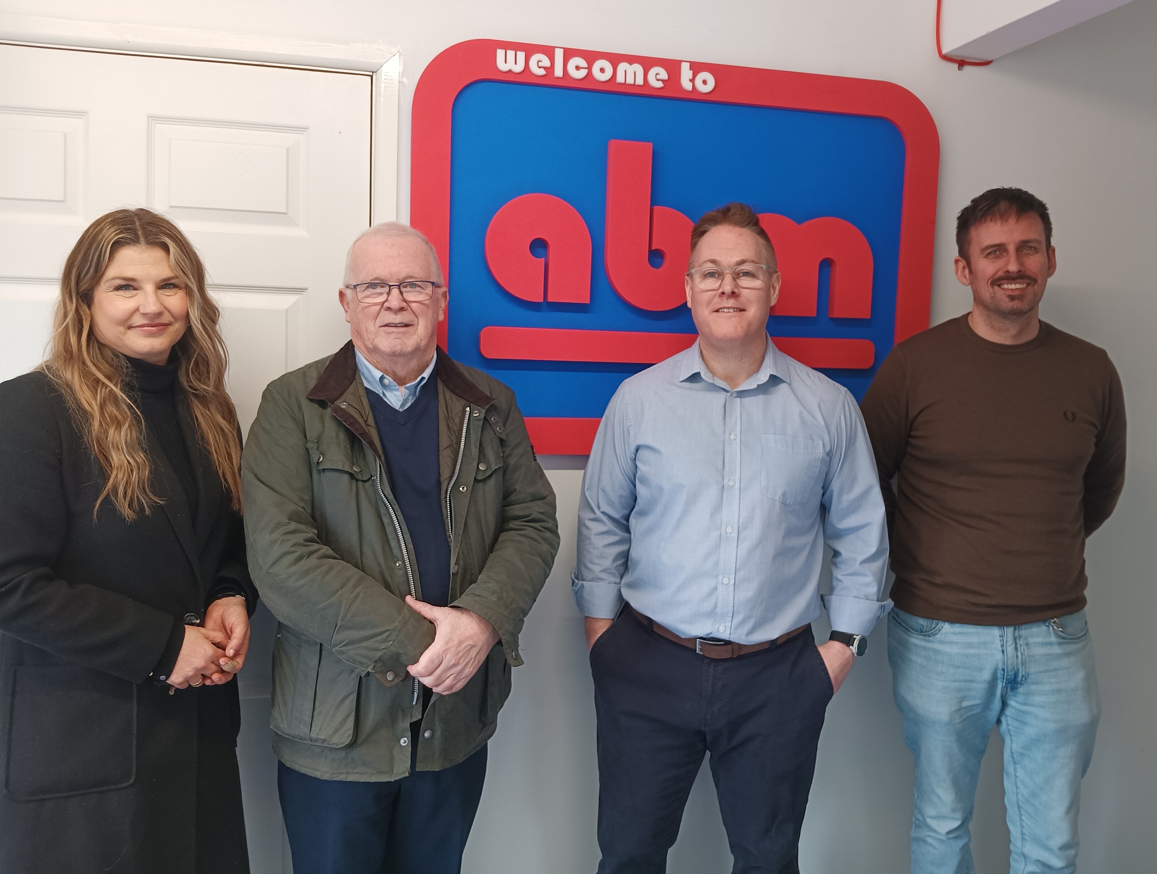ABM Team with Blaenau Gwent representives receiving grant support