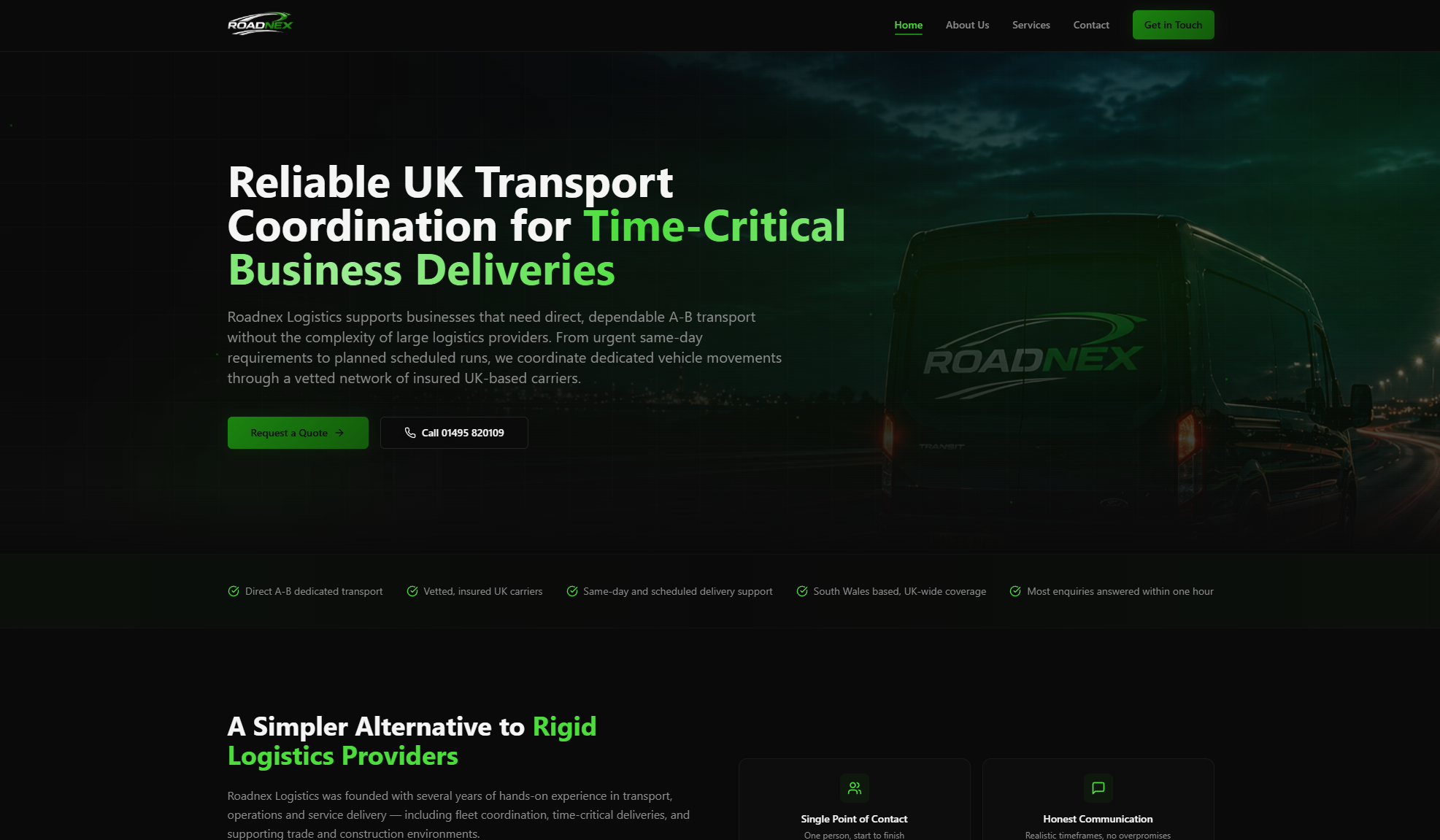 Roadnex Logistics screenshot 1